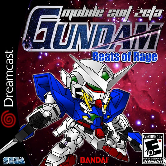 Mobile Suit Gundam Beats of Rage Sega Dreamcast Game