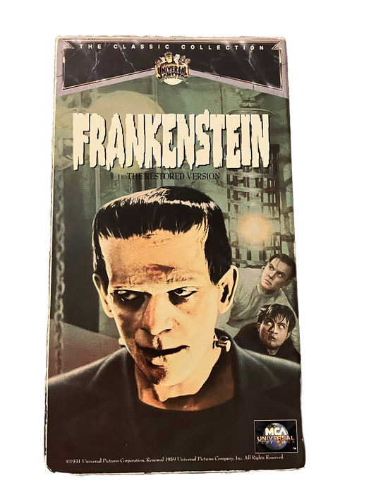 Frankenstin Used VHS Movie