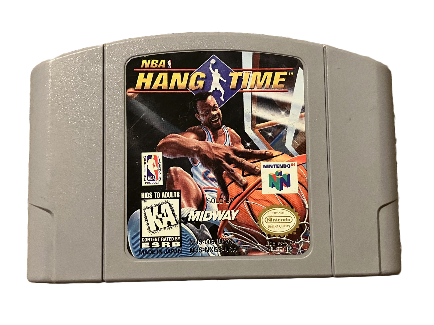 NBA Hang Time Nintendo 64 N64 Video Game