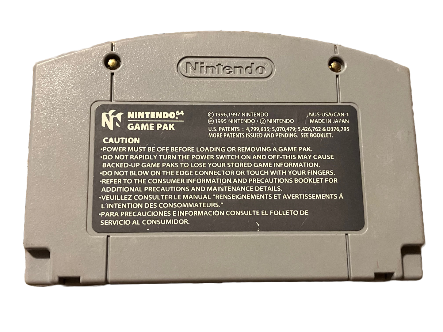 In The Zone '98 Nintendo 64 N64 Video Game