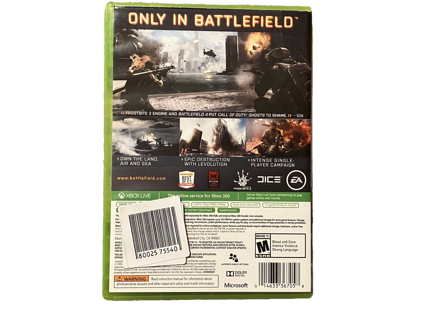 Battlefield 4 Xbox 360
