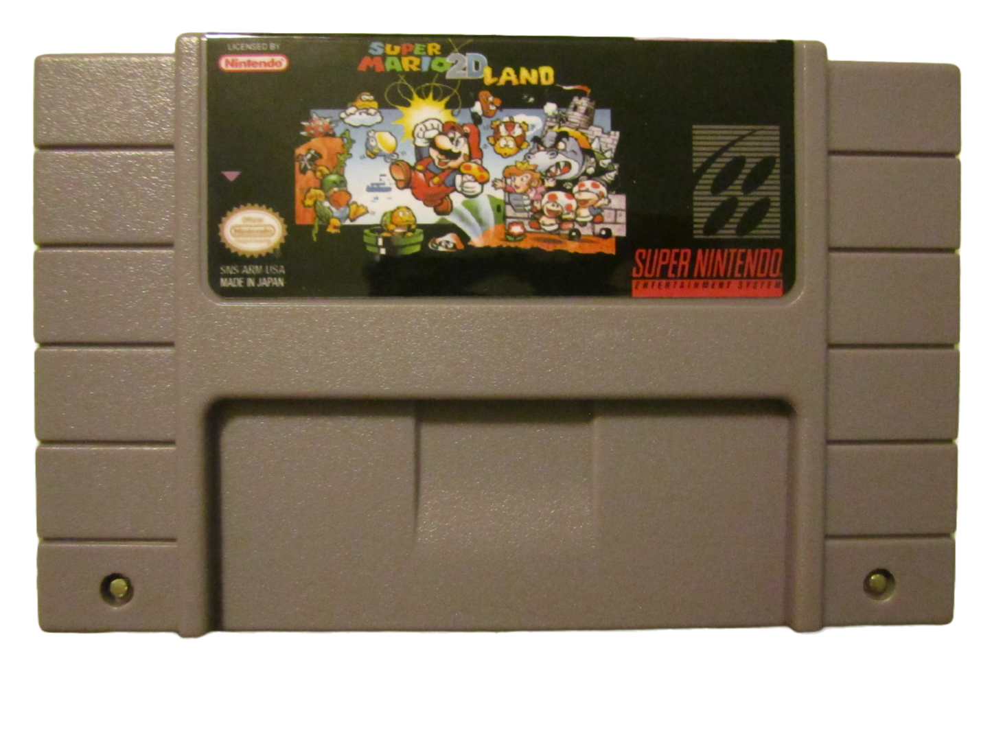 Super Mario 2D Land Super Nintendo SNES Video Game