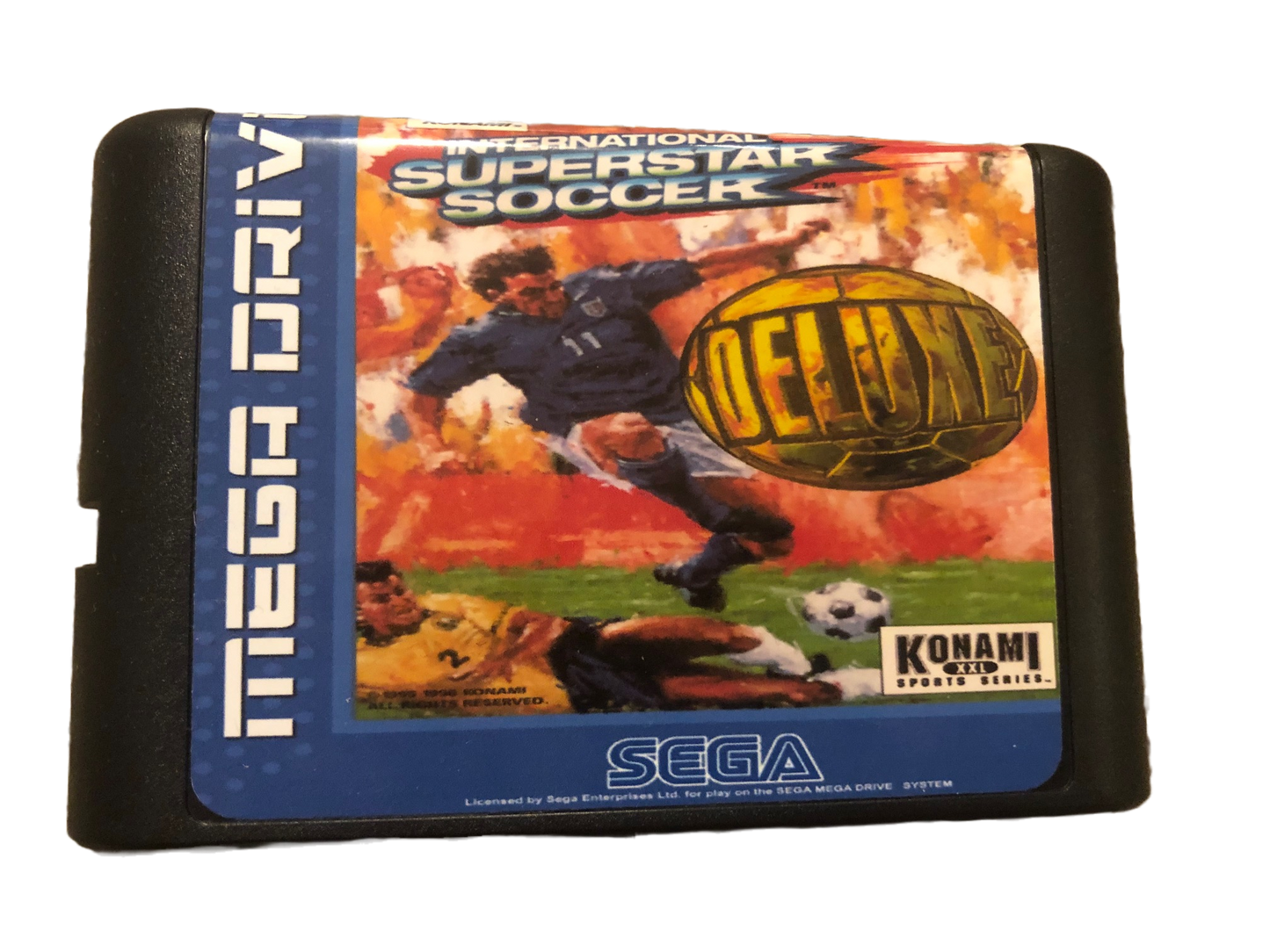 International Superstar Soccer Deluxe Sega Genesis Video Game