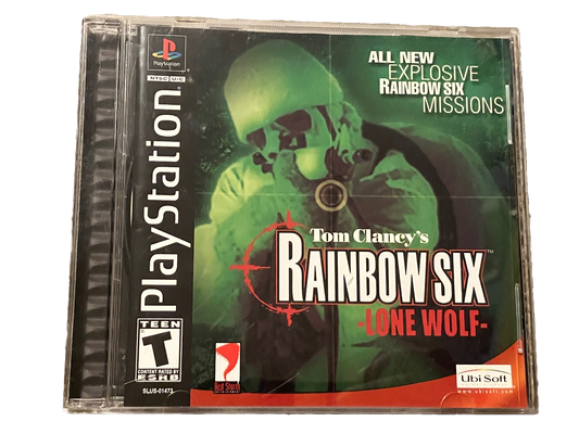 Tom Clancy's Rainbow Six Lone Wolf Sony PlayStation Video Game