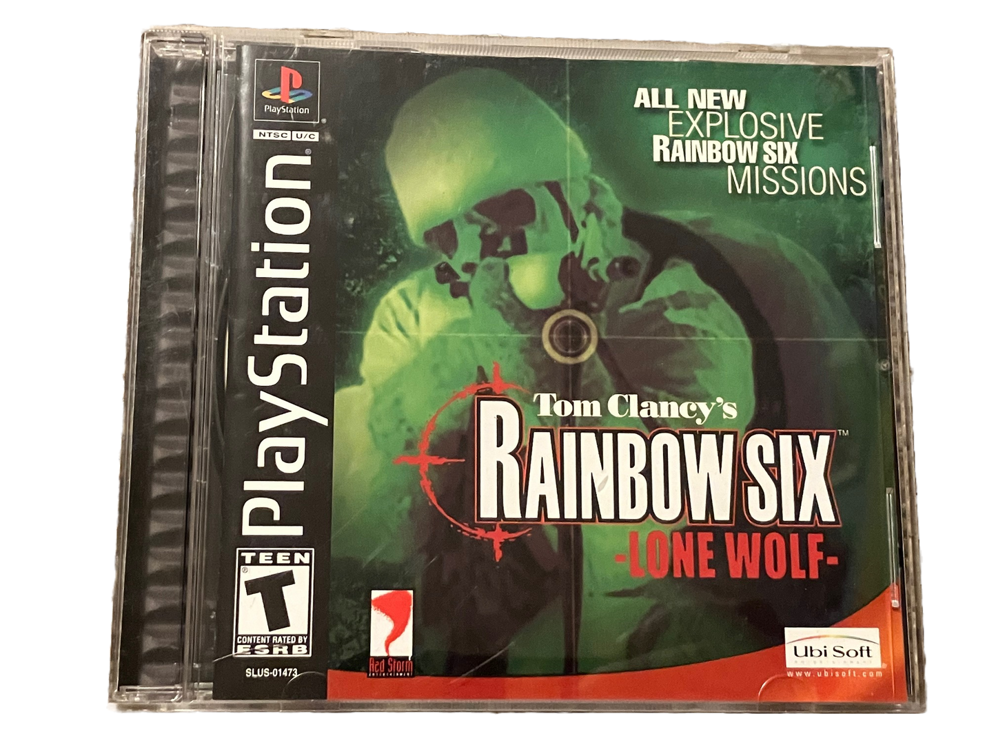 Tom Clancy's Rainbow Six Lone Wolf Sony PlayStation Video Game
