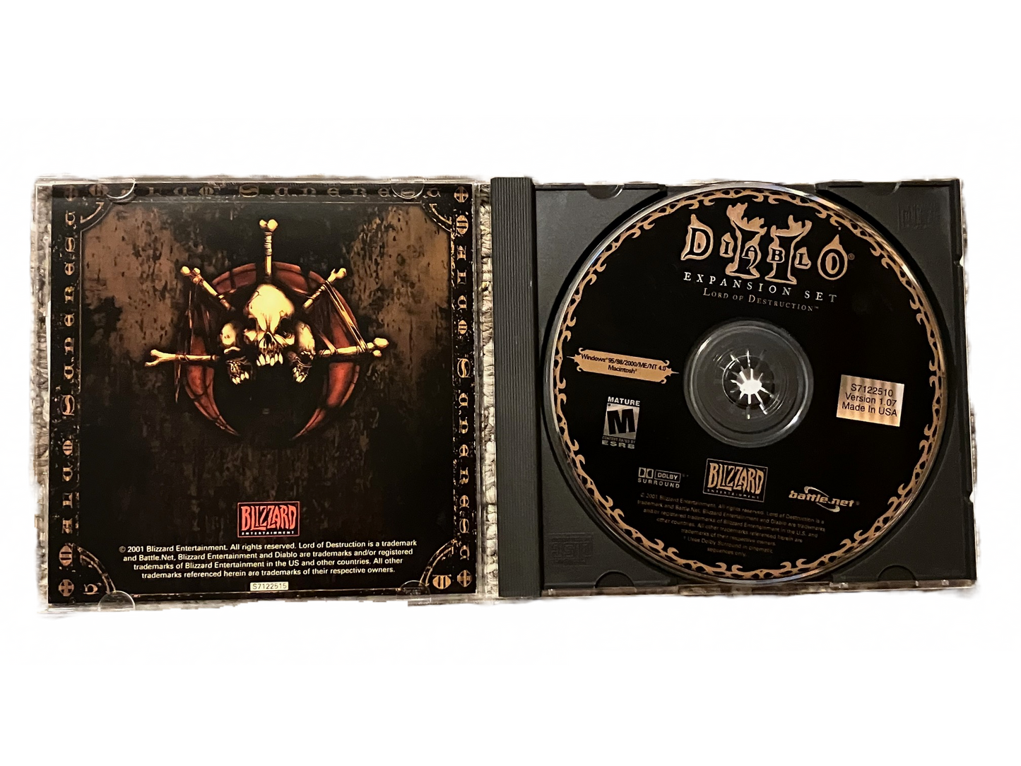 Diablo II Expansion Set: Lord of Destruction PC CD Rom Game.