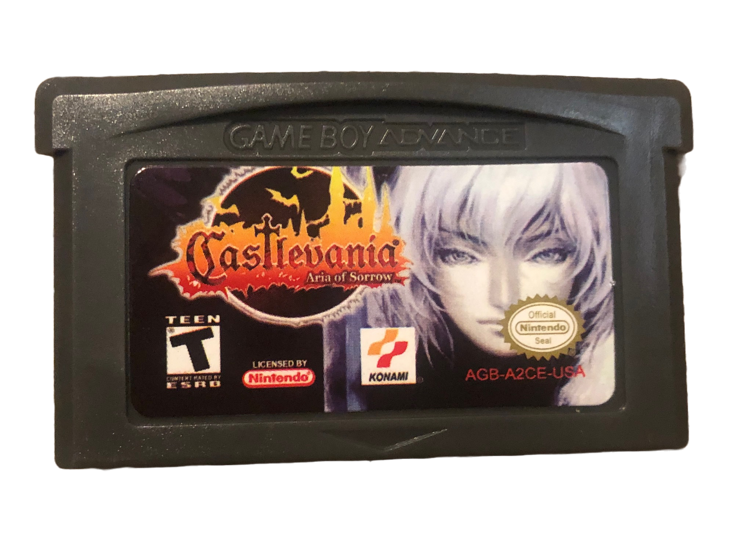 Castlevania Aria of Sorrow Nintendo Game Boy Advance GBA Video Game
