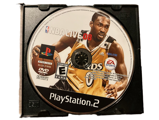 NBA Live 08 Sony PlayStation 2 PS2 Disc Only