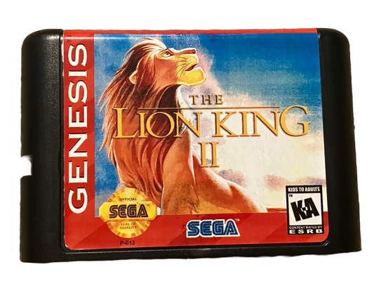 The Lion King II Sega Genesis Video Game