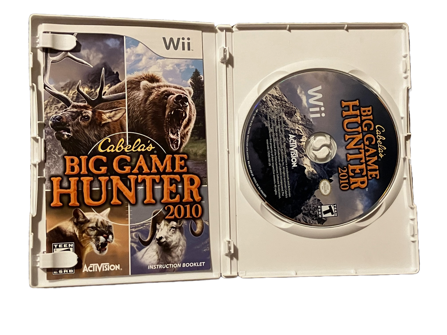 Cabela's Big Game Hunter 2010 Nintendo Wii Complete