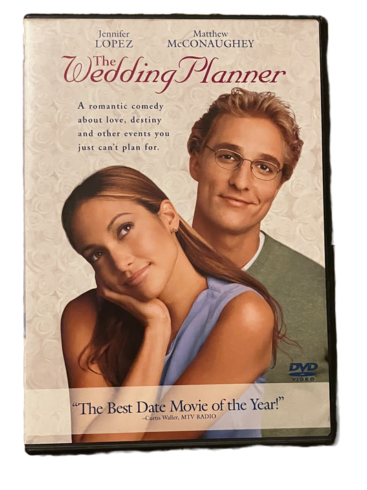The Wedding Planner Used DVD Movie. Jennifer Lopez & Matthew McConaughey