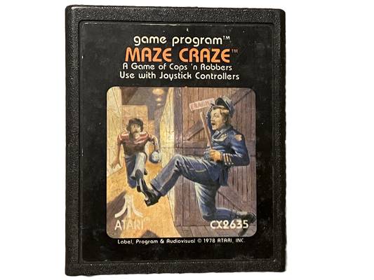 Maze Craze Atari 2600 Video Game