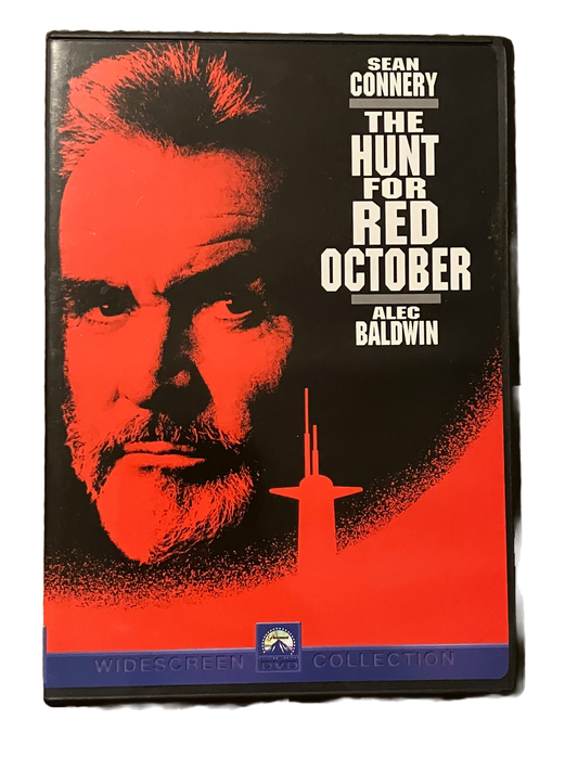 The Hunt For Red October Used DVD Movie. Sean Connery & Alec Baldwin