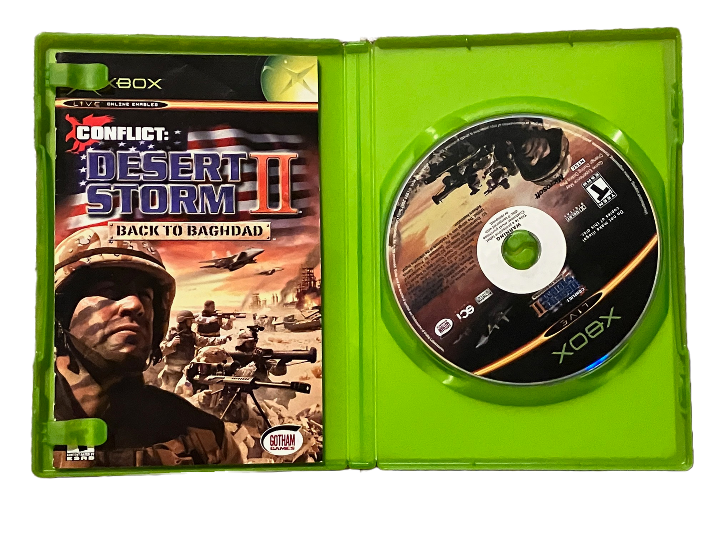 Conflict Desert Storm II Back To Baghdad Original Xbox Complete