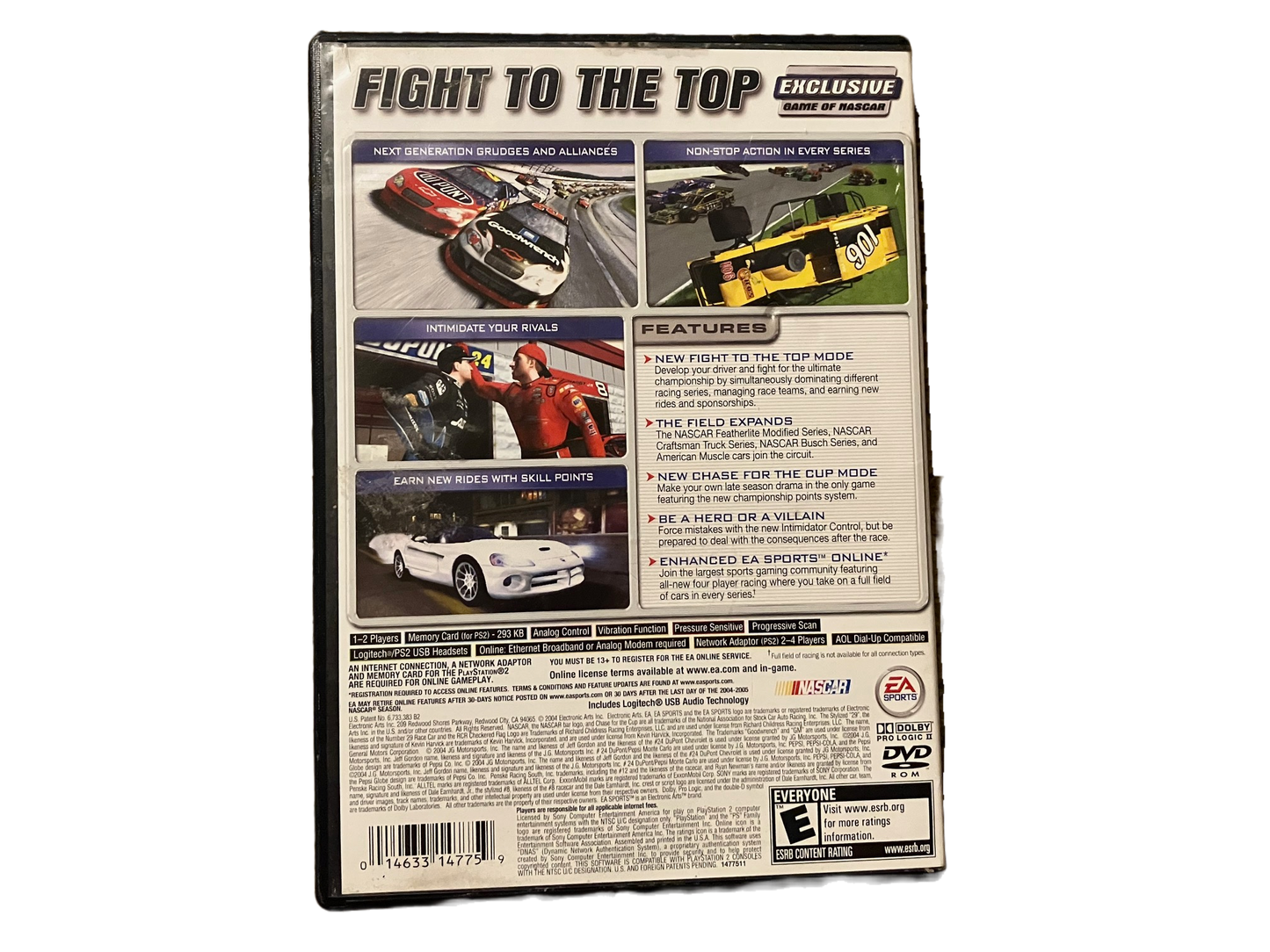 NASCAR Chase The Cup Sony PlayStation 2 PS2 Complete