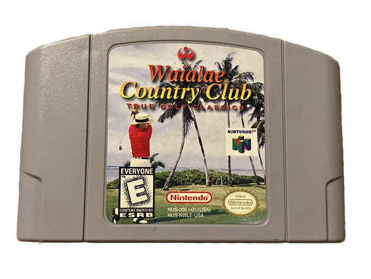 Waialae Country Club Nintendo 64 N64 Video Game