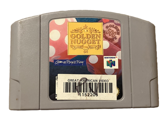 Golden Nugget Nintendo 64 N64 Video Game