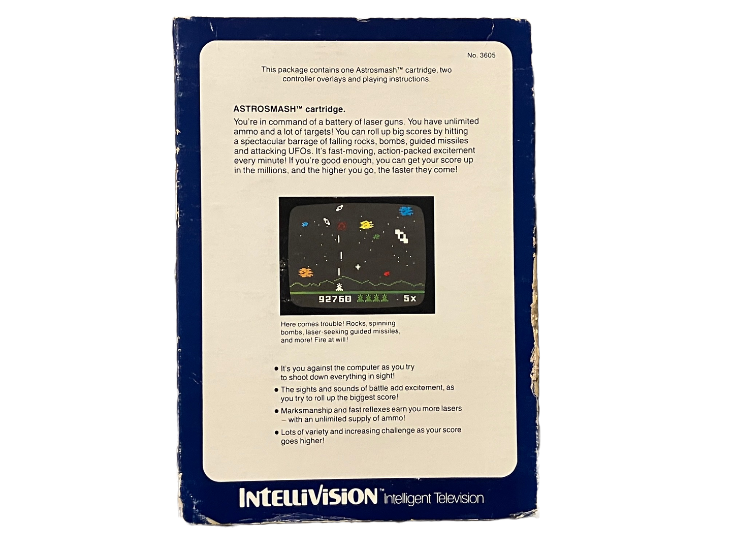 Astrosmash Intellivision Video Game