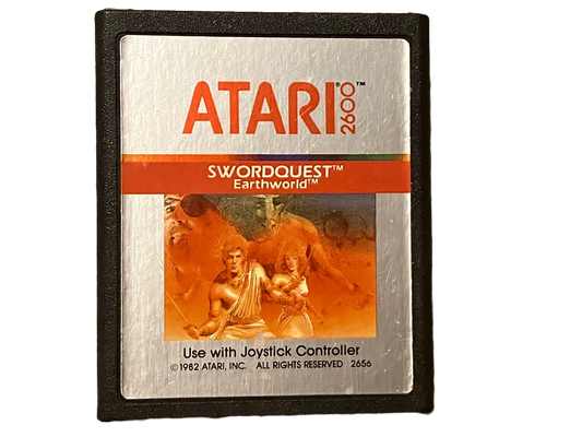 Swordquest Earthworld Atari 2600 Video Game