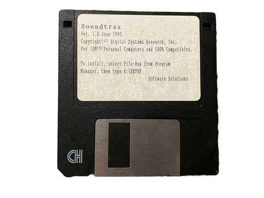 Soundtrax Vintage PC MS Dos Floppy
