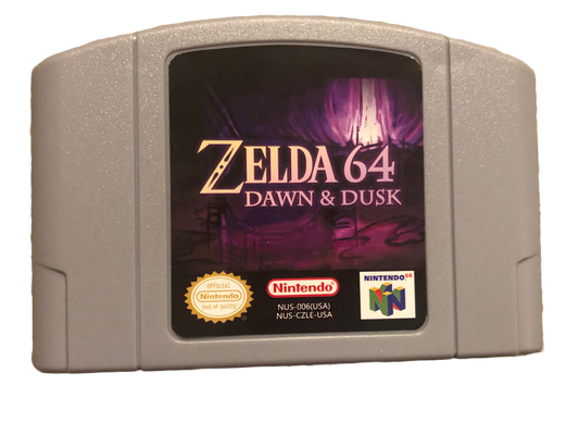 Zelda 64 Dawn & Dusk Nintendo 64 N64 Video Game.