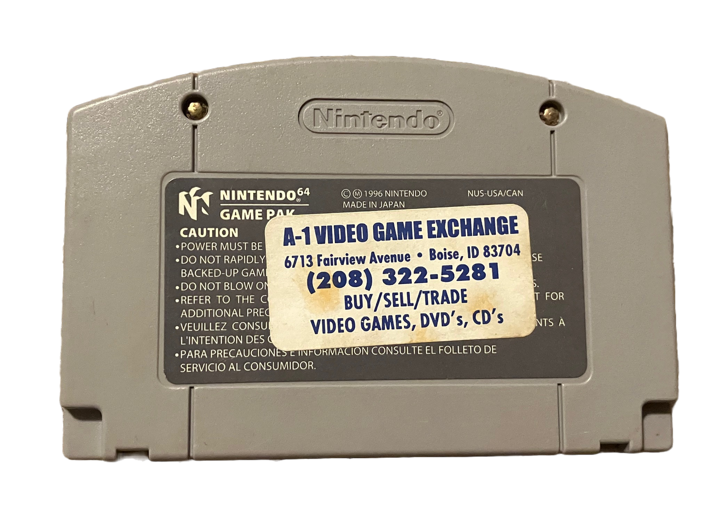 NHL Breakaway 98 Nintendo 64 N64 Video Game