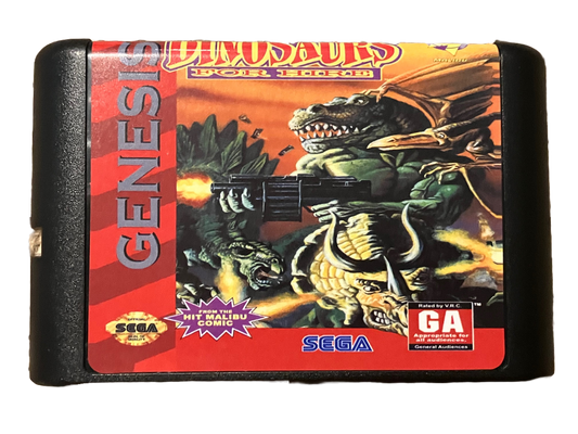 Dinosaurs For Hire Sega Genesis Video Game.