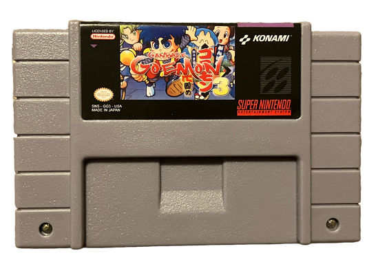 Ganbare Goemon 3 Super Nintendo SNES Video Game