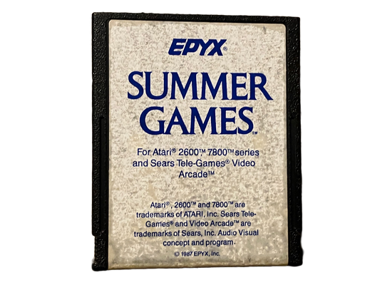 Summer Games Atari 2600 Video Game