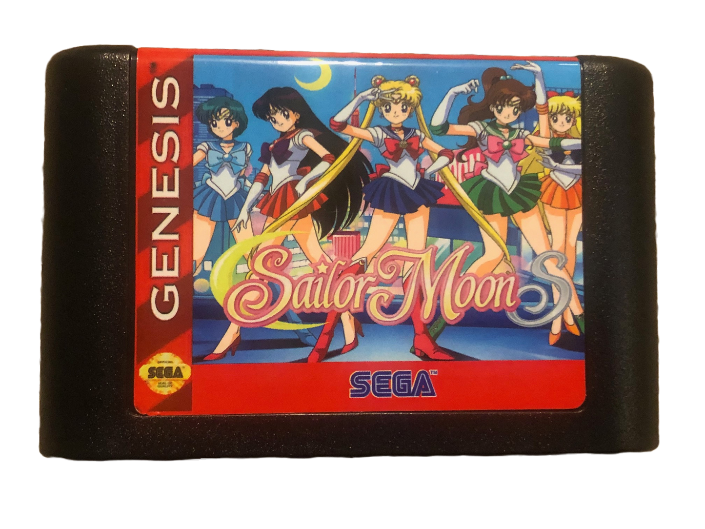 Pretty Soldier Sailor Moon Sega Genesis Video Game.