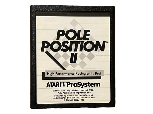 Pole Position II Atari 7800 Video Game