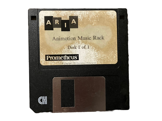Animotion Music Rack Vintage PC MS Dos Floppy