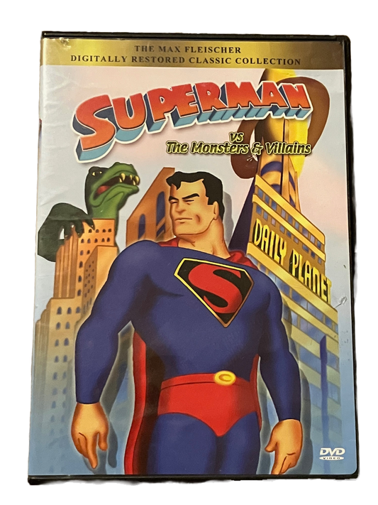 Superman vs The Monsters & Villains Used DVD Movie.