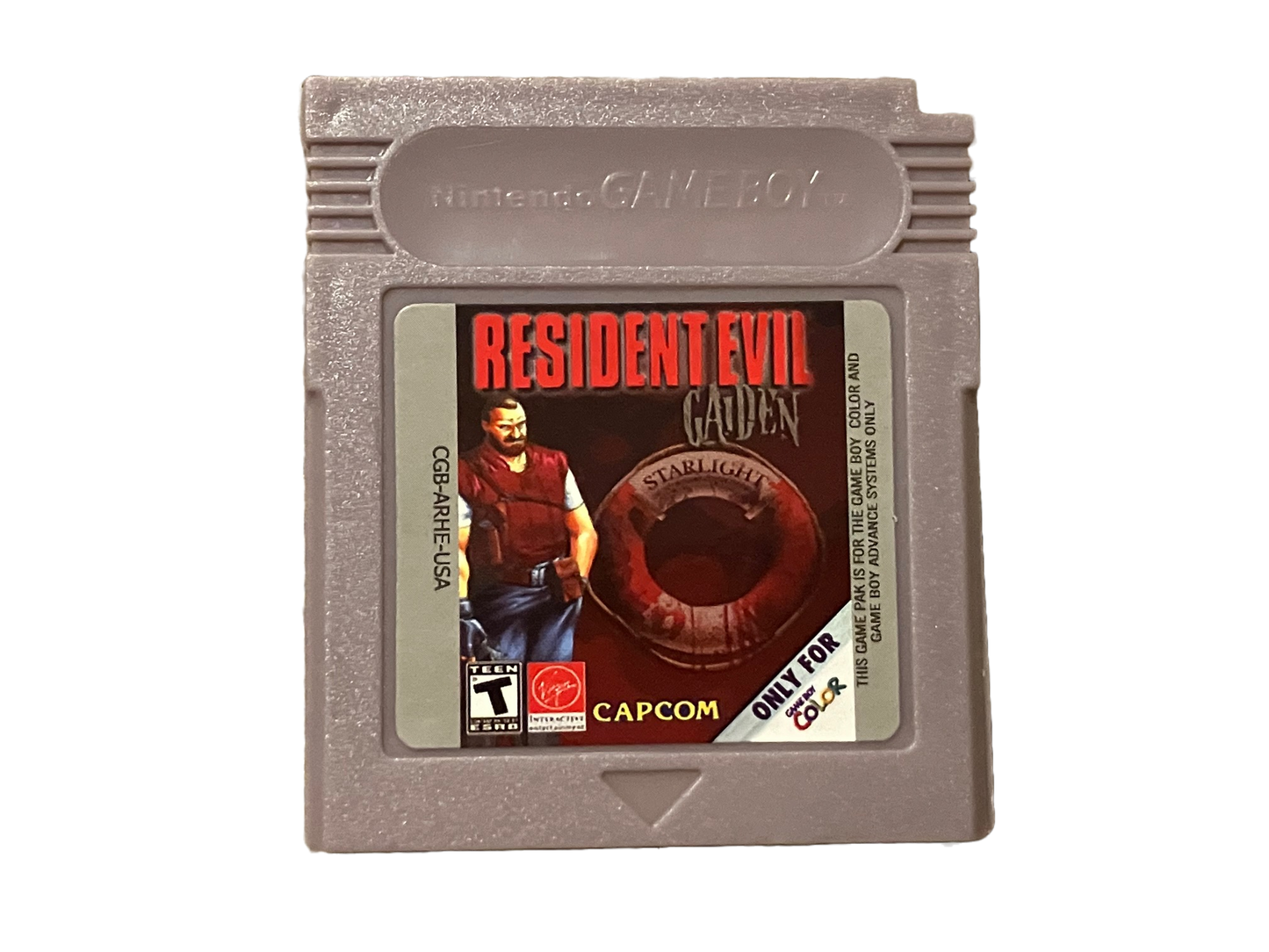 Resident Evil Gaiden Nintendo Game Boy Color Video Game