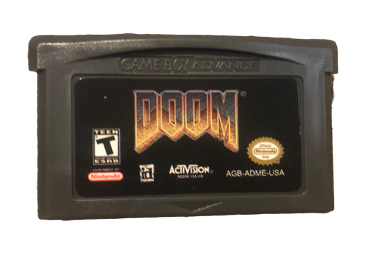 Doom Nintendo Game Boy Advance GBA Video Game