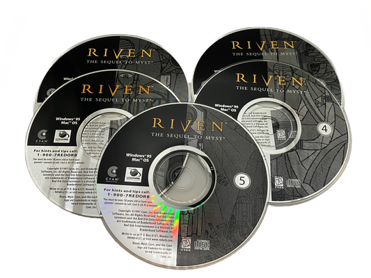 Riven The Sequel To Myst PC CD Rom Game.