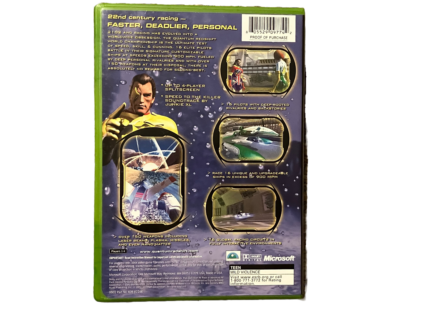 Quantum Redshift Original Xbox Complete