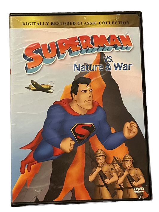 Superman vs Nature & War Used DVD Movie. Unrated.