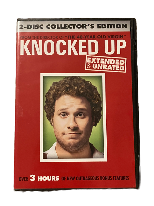 Knocked Up Used DVD Movie. Unrated & Extended. Seth Rogan