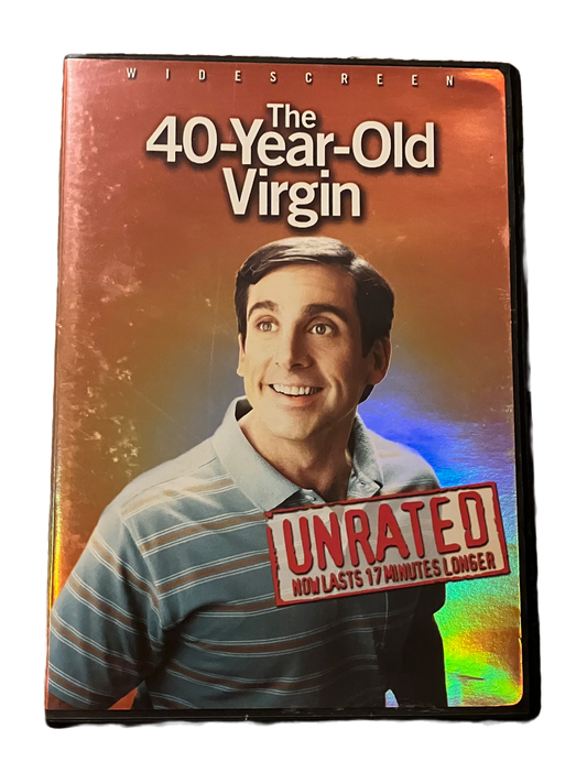 The 40 Year Old Virgin Used DVD Movie. Unrated. Steve Carell
