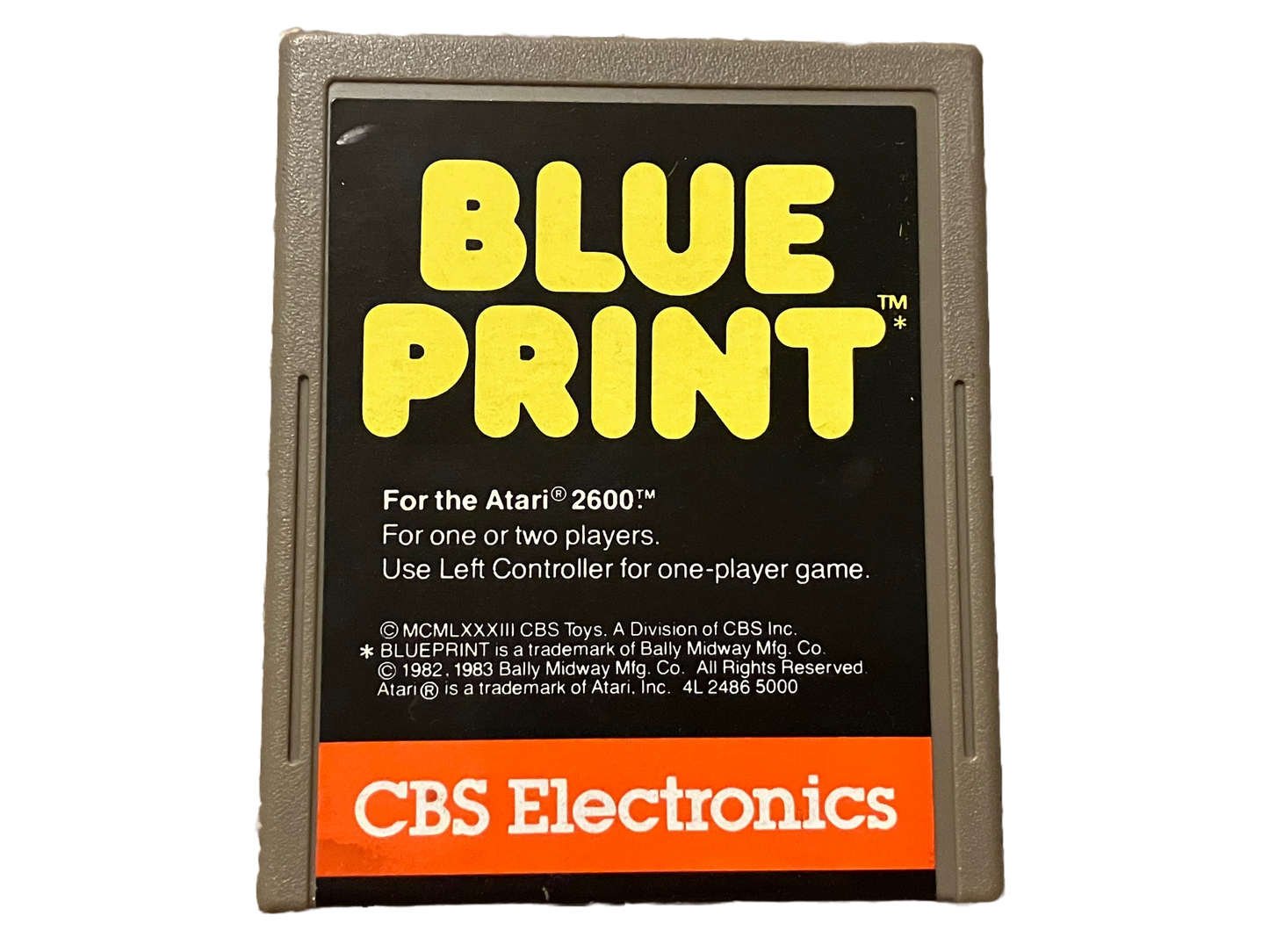 Blue Print Atari 2600 Video Game