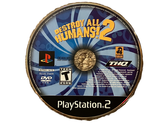Destroy All Humans 2 Sony PlayStation 2 PS2 Disc Only