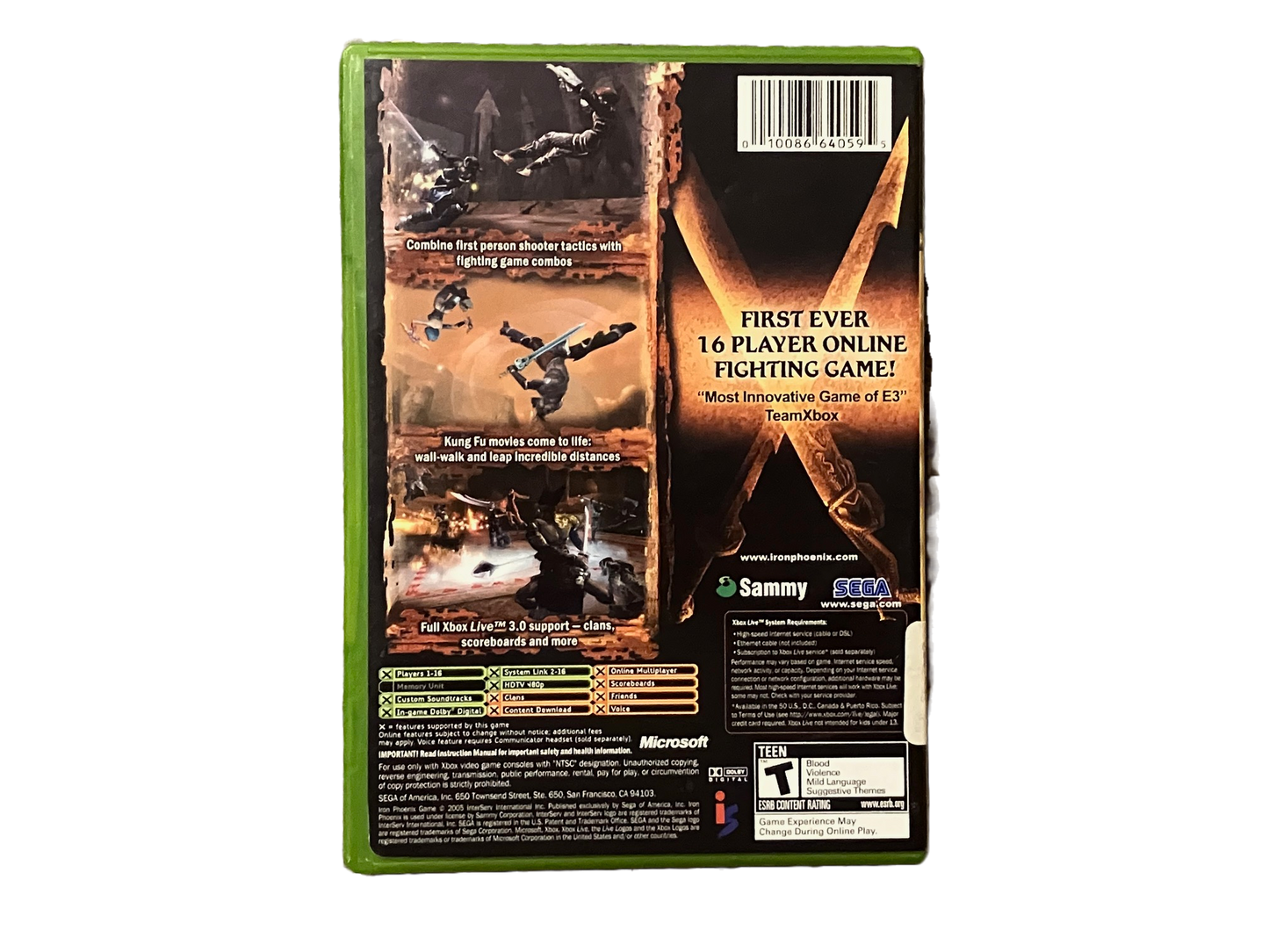Iron Phoenix Original Xbox Complete