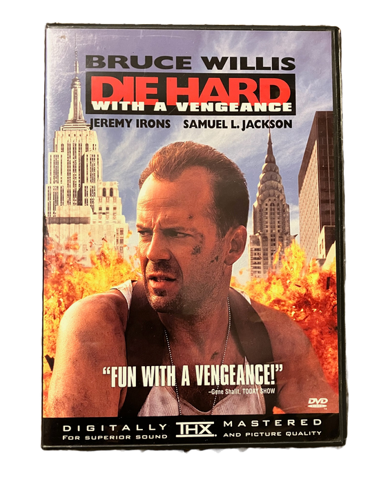 Die Hart With A Vengeance Used DVD Movie. Bruce Willis