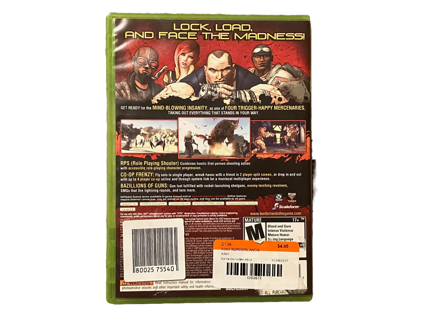Borderlands Xbox 360