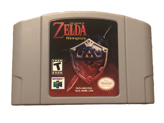 The Legend of Zelda Nimpize Adventure Nintendo 64 N64 Video Game