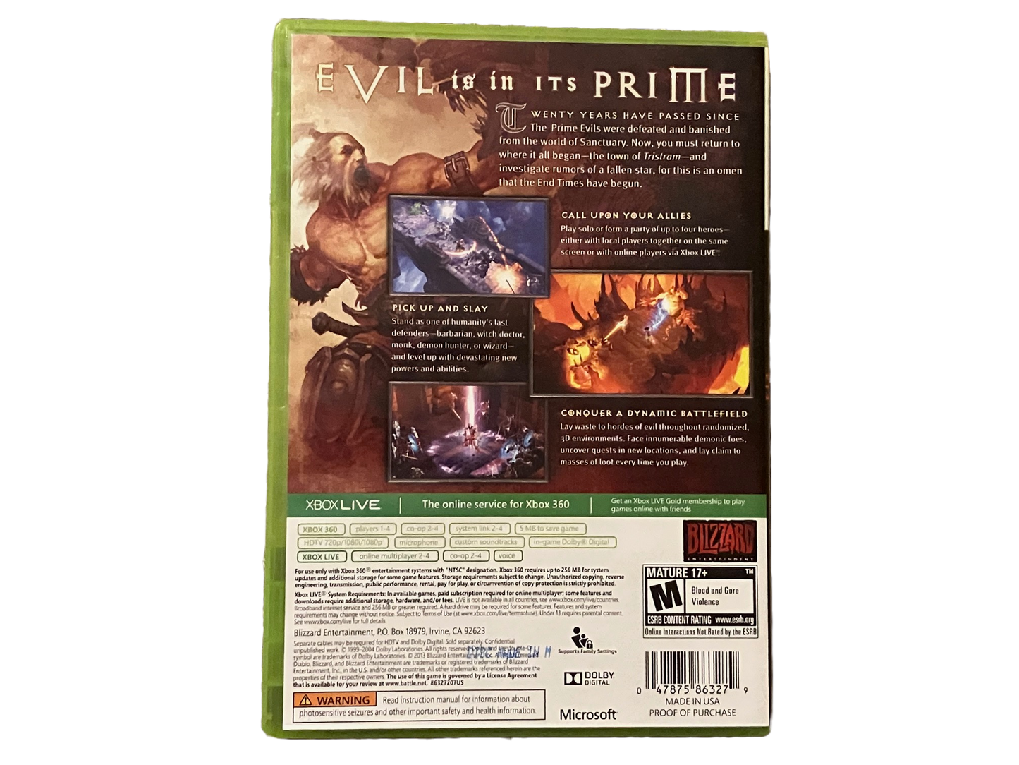 Diablo III Xbox 360. Complete