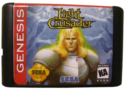 Light Crusader Sega Genesis Video Game