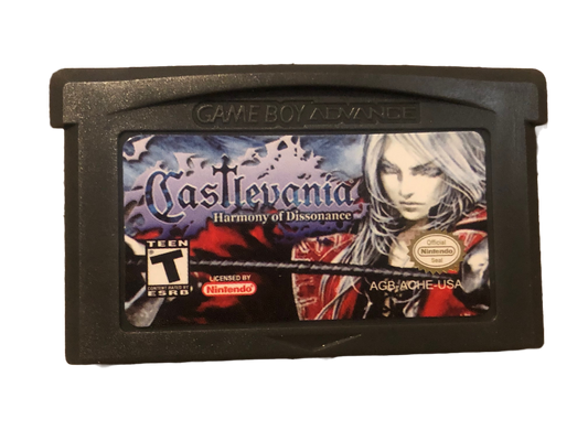 Castlevania Harmony of Dissonance Nintendo Game Boy Advance GBA Video Game