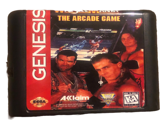 WWF Wrestlemania The Arcade Game Sega Genesis Video Game